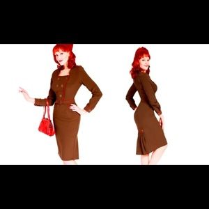 Bettie Page, Tatyana Military pencil dress